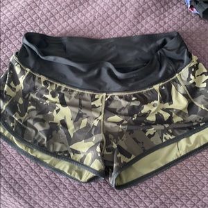 Lululemon camo shorts
